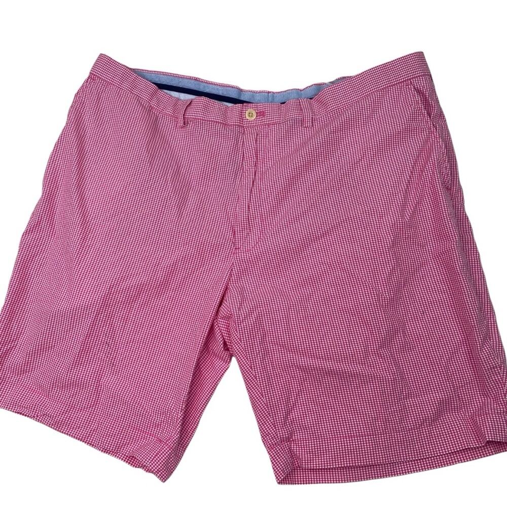 Polo Ralph Lauren Polo Golf Men's Pink Plaid Shorts Size 40 Golf Preppy Hamptons